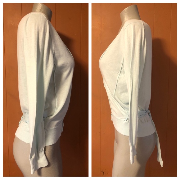 J. Crew V-Neck Belted Cotton Cardigan L - Picture 6 of 9